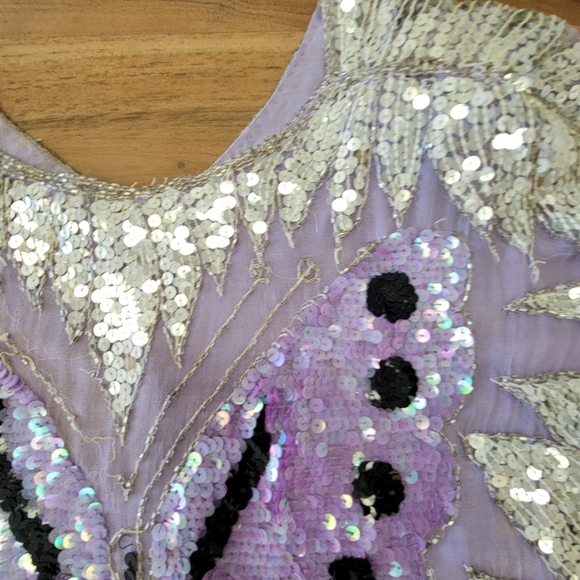 Vintage 100% silk cape - Picture 13 of 17